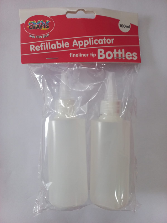 Refillable Applicator Fine Liner Tip Bottles 100ml