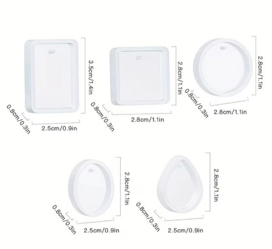 Resin Mold Pendant Tags