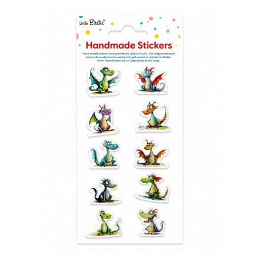 Resin Sticker Friendly Dragon