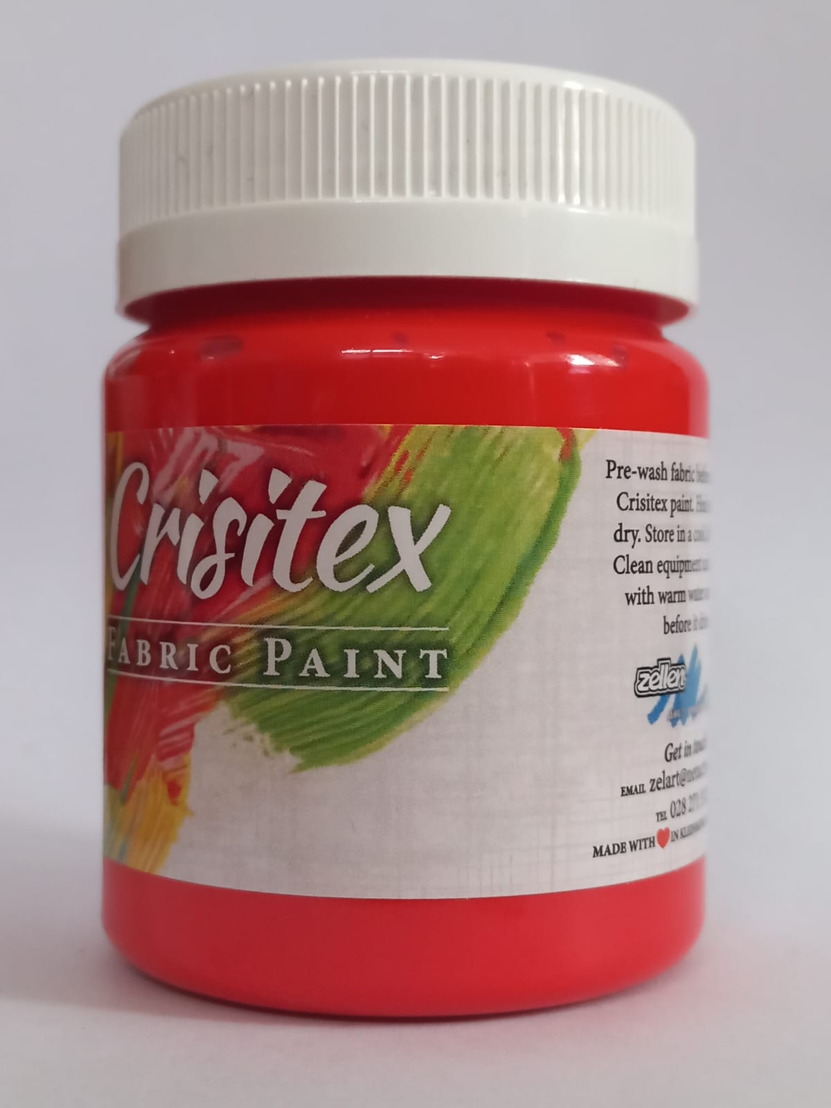 Crisitex Fabric Paint Scarlet