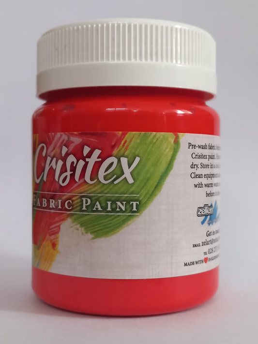 Crisitex Fabric Paint Scarlet