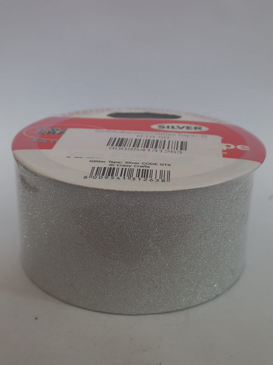 Self-Adhesive Glitter Tape Silver