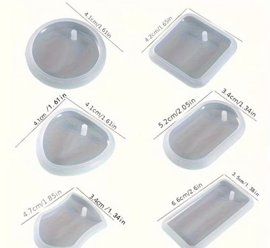 Set of 6 Pendant Molds
