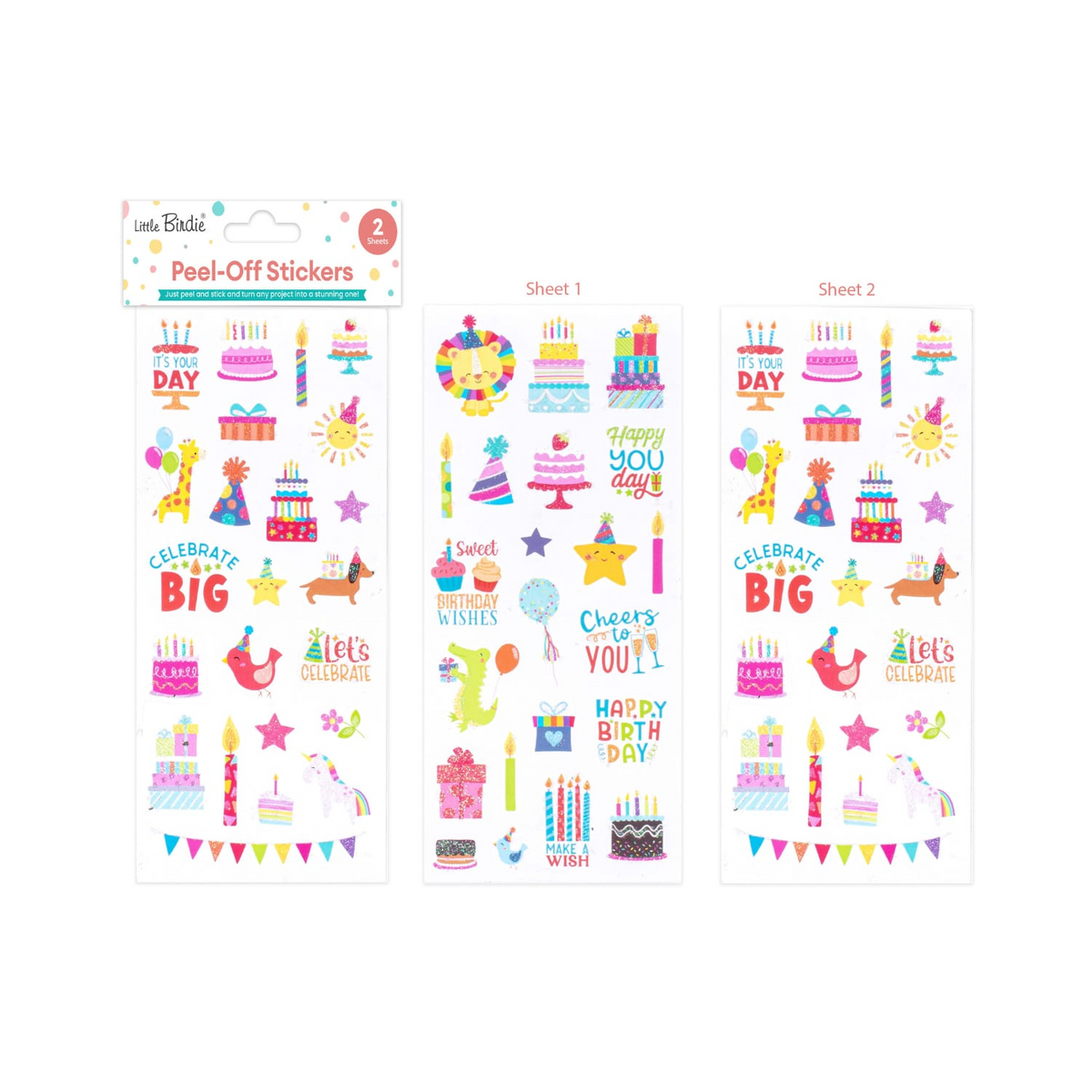 Stickers Birthday Celebration