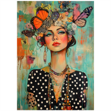 Tear Resistant Deco Print Colorful Whimsy