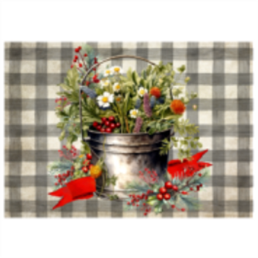 Tear Resistant Deco Print Festive Herbs