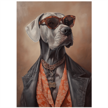 Tear Resistant Deco Print Music Star Great Dane