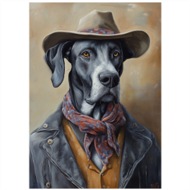 Tear Resistant Deco Print Music Star Great Dane