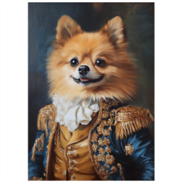 Tear Resistant Deco Print Music Star Pomeranian