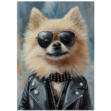 Tear Resistant Deco Print Music Star Pomeranian