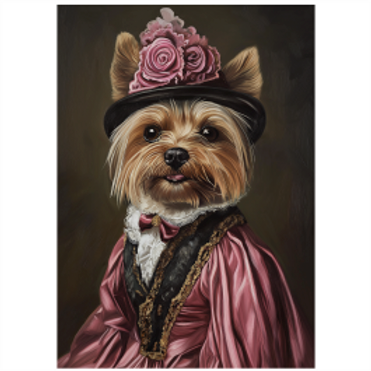 Tear Resistant Deco Print Music Star Yorkshire Terrier