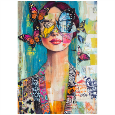 Tear Resistant Deco Print Colorful Whimsy