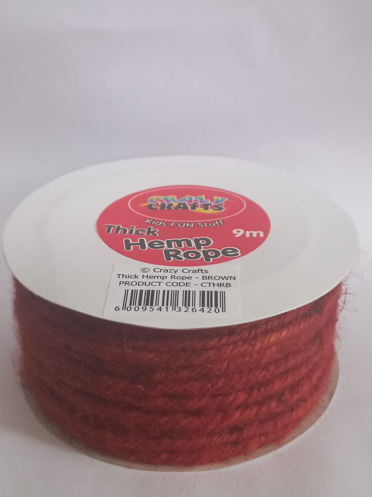 Thick Hemp Rope Brown 9m