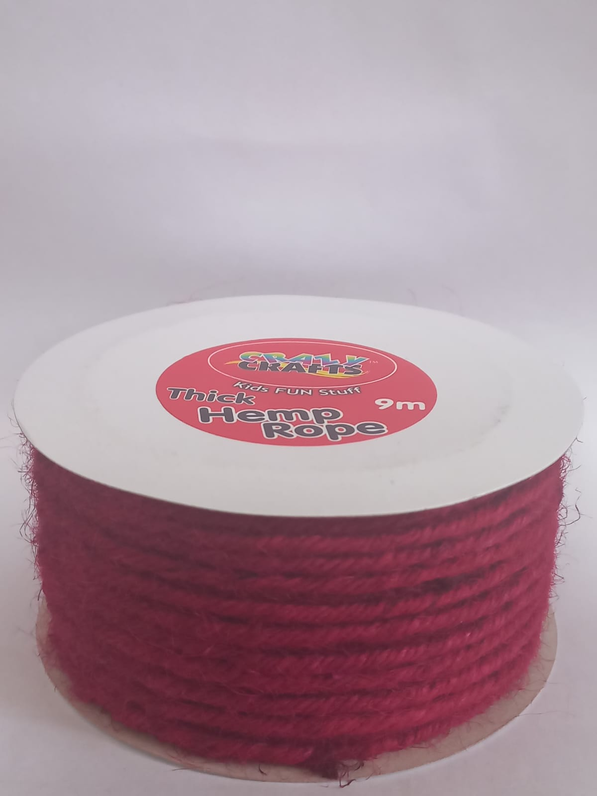 Thick Hemp Rope Red 9m