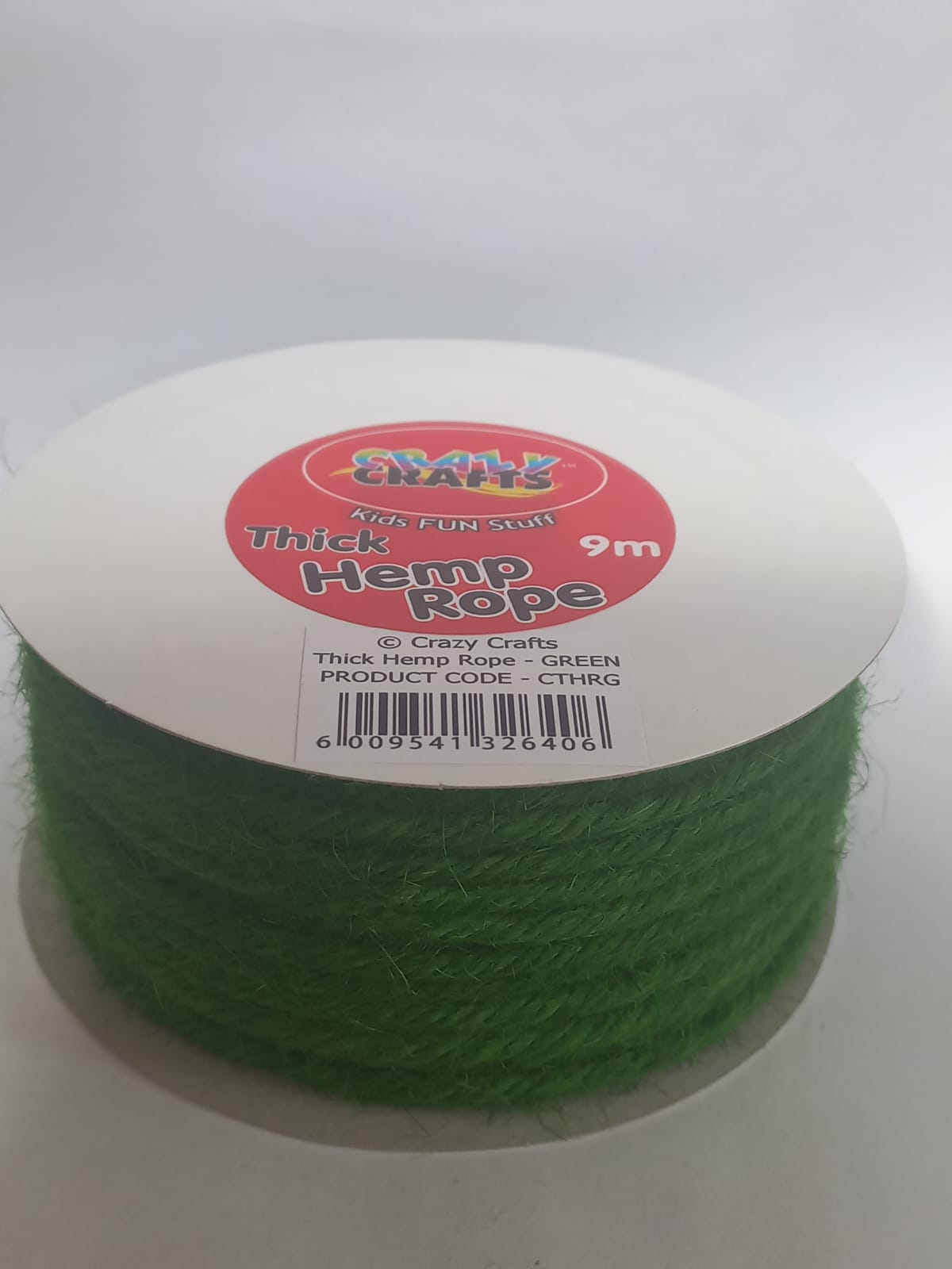 Thick hemp Rope Green 9m