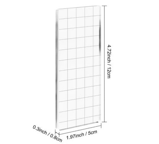 Transparent Acrylic Stamp Block