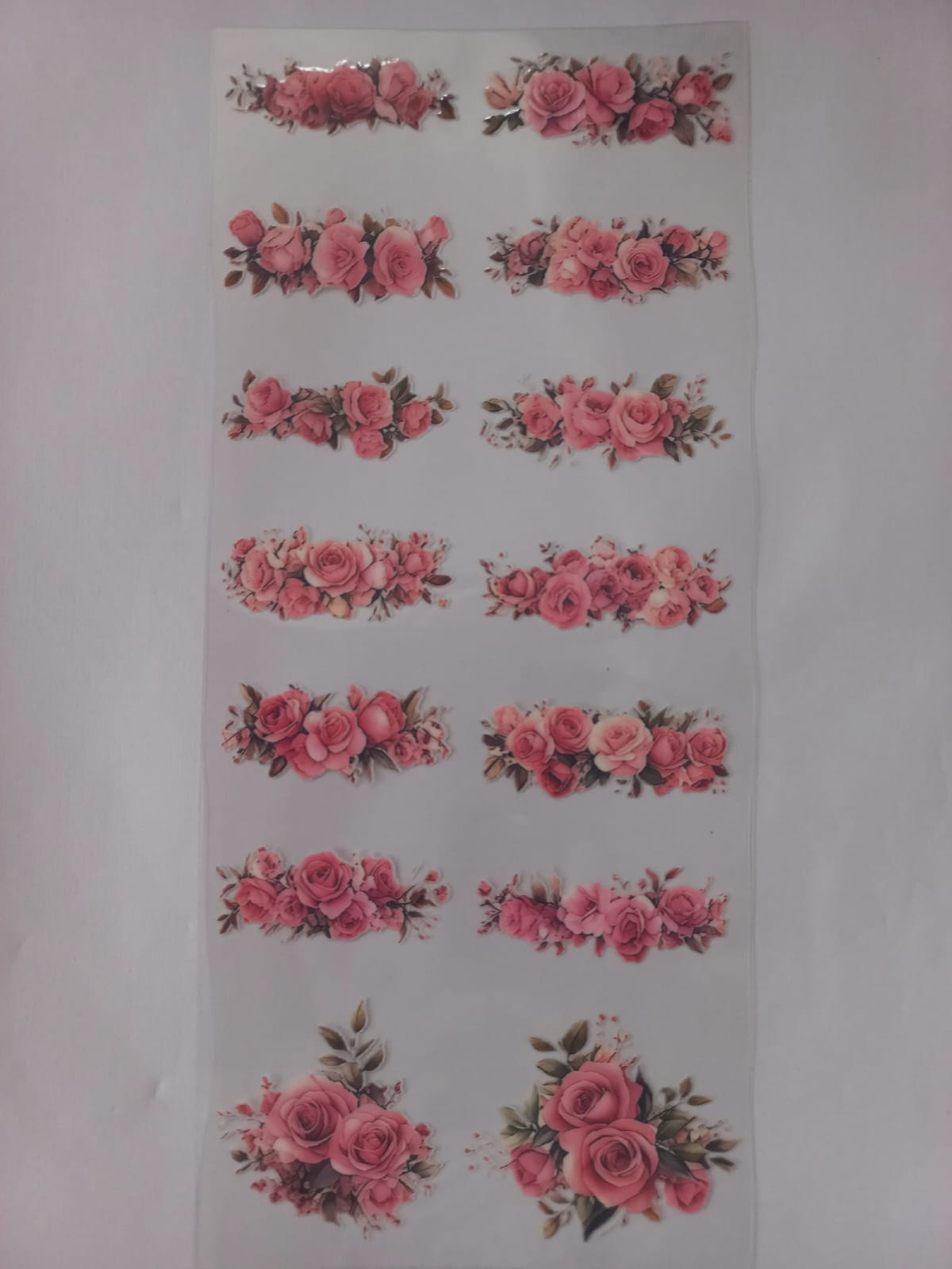 UV DTV Transfer Spring Pink Flower