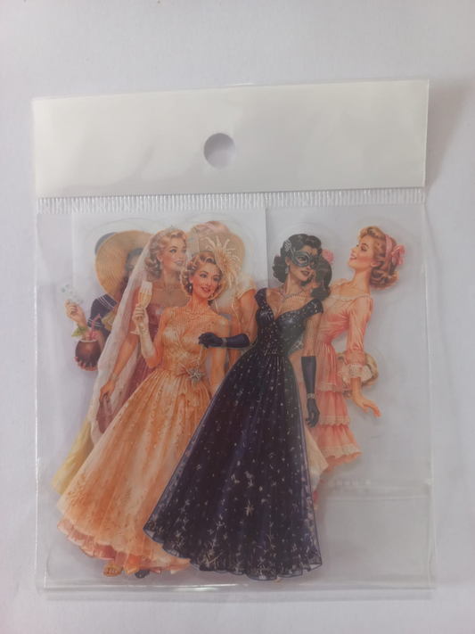 Vintage Retro 1950s Ladies’ Stickers