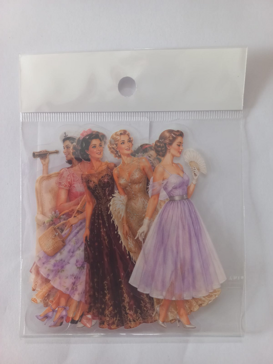 Vintage Retro 1950s Ladies’ Stickers
