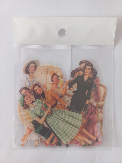 Vintage Retro 1950s Ladies’ Stickers