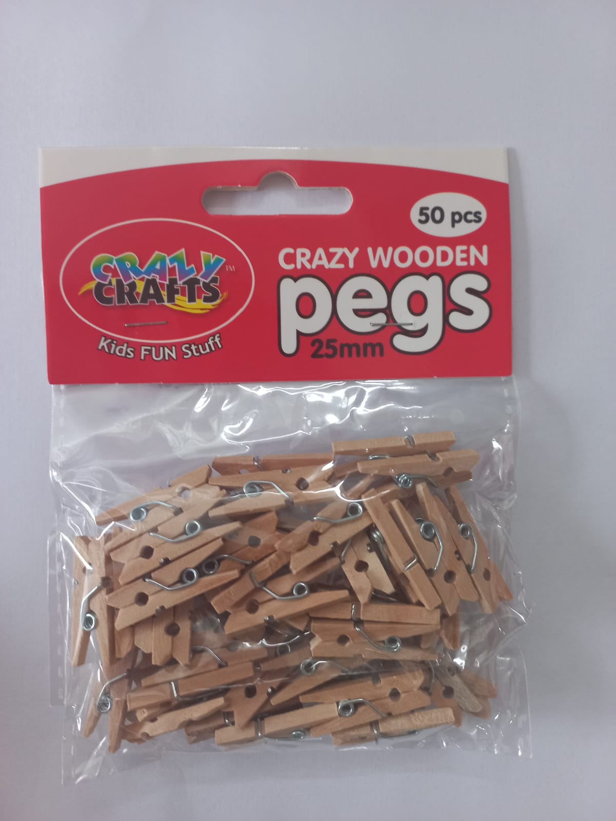 Wooden Pegs 50pcs