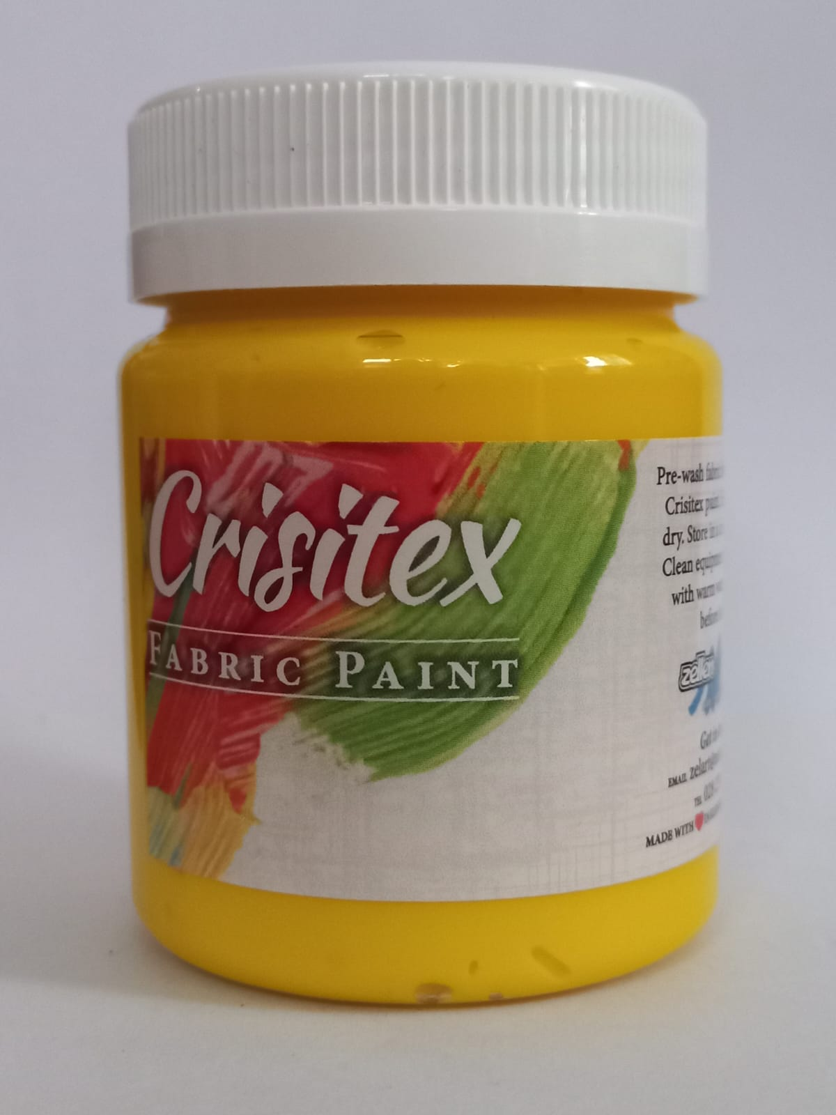 Crisitex Fabric Paint Yellow